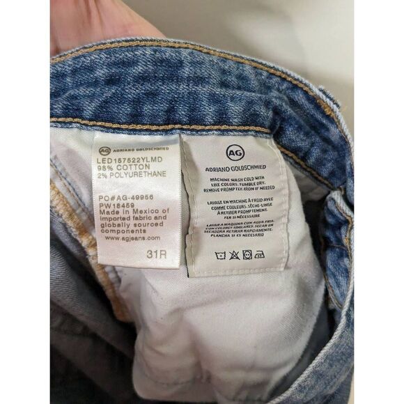 AG Adriano Goldschmied The Ex-Boyfriend Slim Jeans - Size 31R - Picture 11 of 11